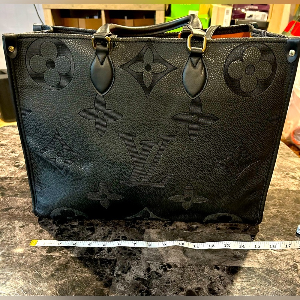Oversized Black Tote